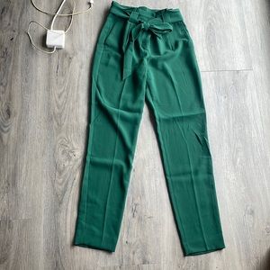 Express High Waisted Belted Ankle Pants